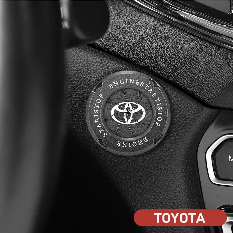 Toyota GR Sport Car Ignition Switch Ring Engine Start Stop Button Cover