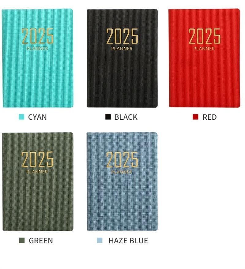 Ossayi Portable 2025 Daily Weekly Planners A7 Schedule Notebooks ...
