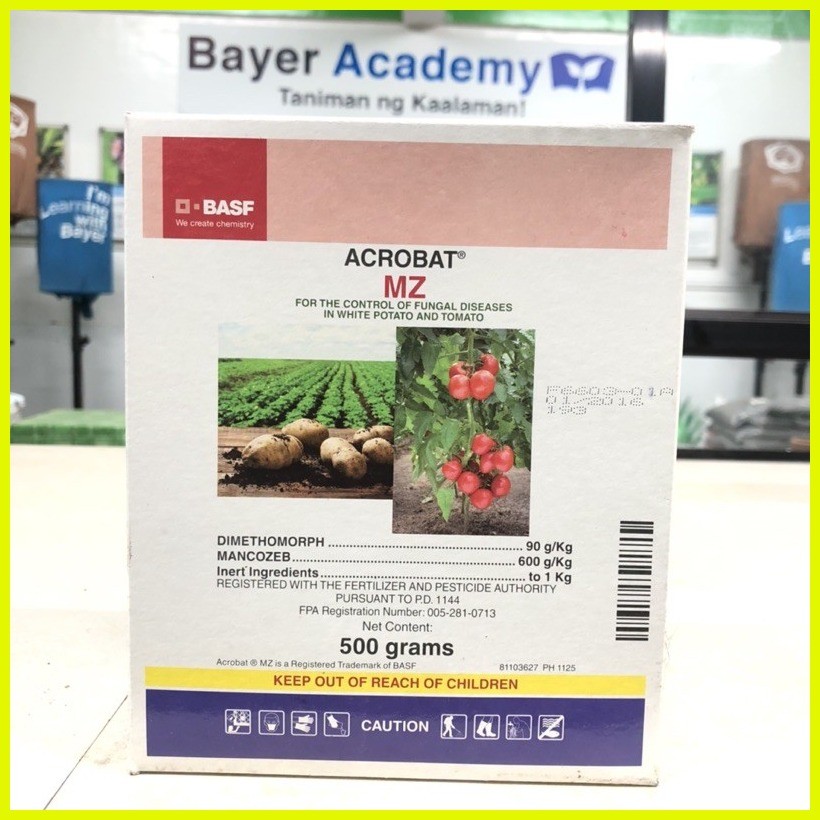 ☎ BASF ACROBAT MZ MANCOZEB and DIMETHOMORPH SYSTEMIC FUNGICIDE (500g ...