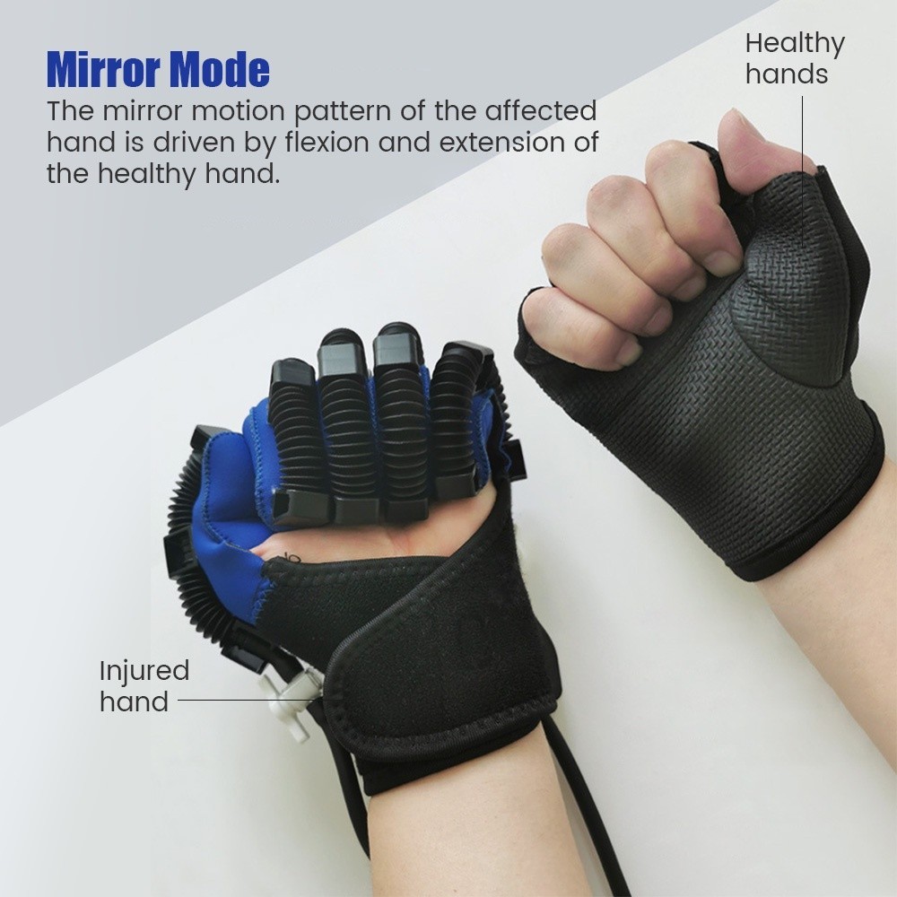Hemiplegia Hand Finger Rehabilitation Exerciser Robot Gloves Stroke ...