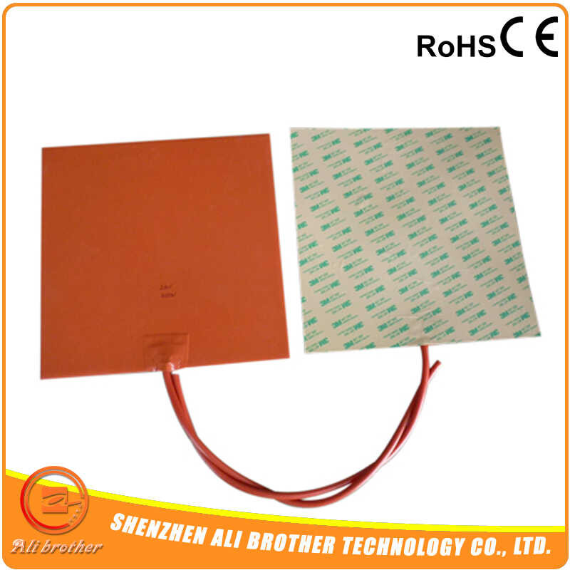 Flexible Silicone 12V Heating Element 200X200mm,200W12V, NTC 100K