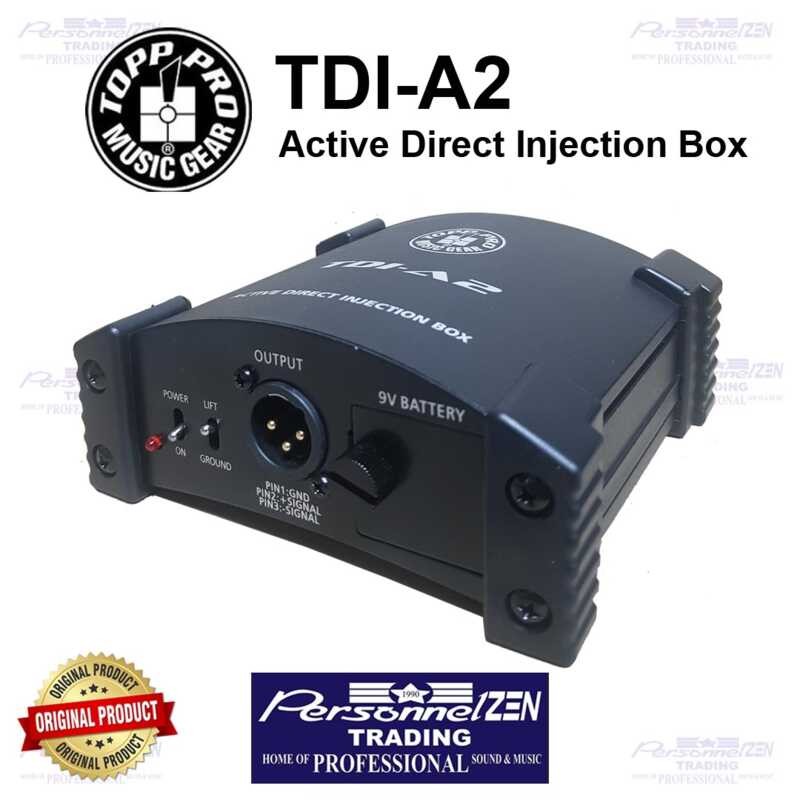 TOPP PRO Tdi-A2 Active Direct Injection Box DI Box | Shopee Philippines