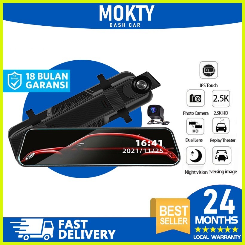 10 Inch Dash Cam With Night Vision 360 1080P HighDefinition Full