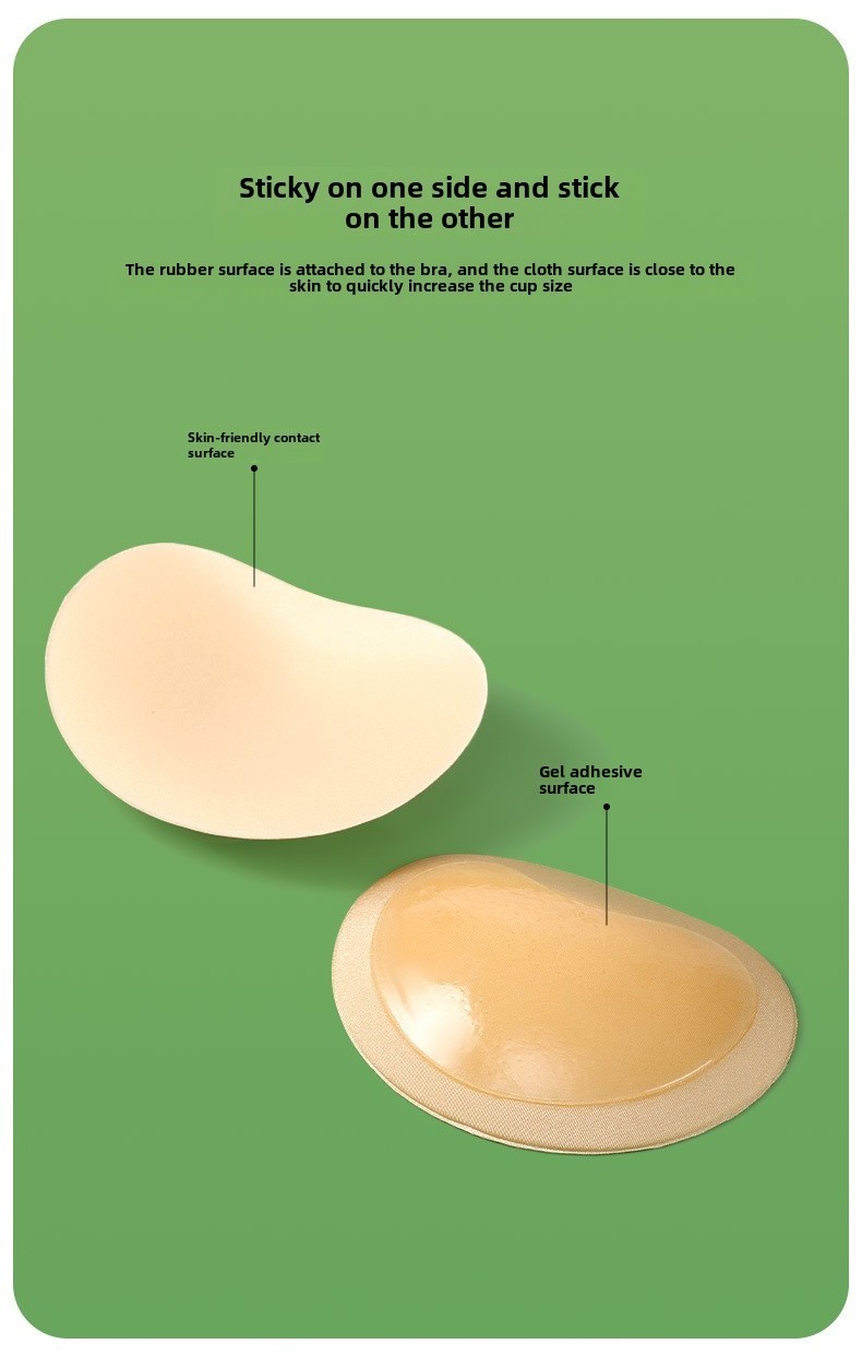 2 Pairs Wholesale Bra Pads Invisible PushUp Bikini Pad Bust Thicker