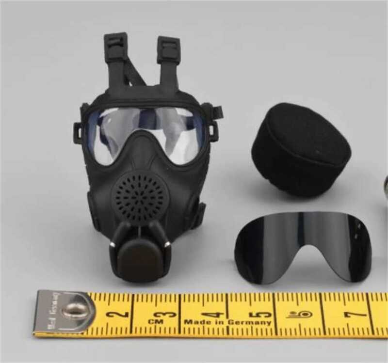 DAM 78103S 1/6 Scale Gas Mask Model For 12'' Male Russian MVD Model Toy ...