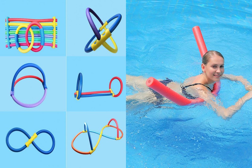 HLS Lightweight Pool Accessory Swim Noodle for Pool Soft Pool Noodle ...