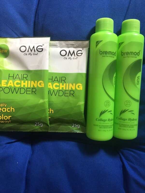 OMG Bleaching Powder & 2 Pcs BREMOD Oxidizer | Shopee Philippines