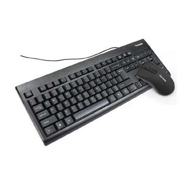 ViewSonic CU1251 Comfort Set Office Home Gaming Wired Keyboard Mouse ...