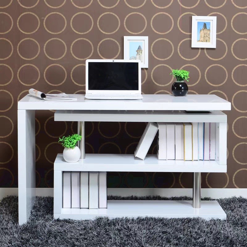️COD️ Rotating Computer Table Corner Desk Desktop Writing Corner PC ...