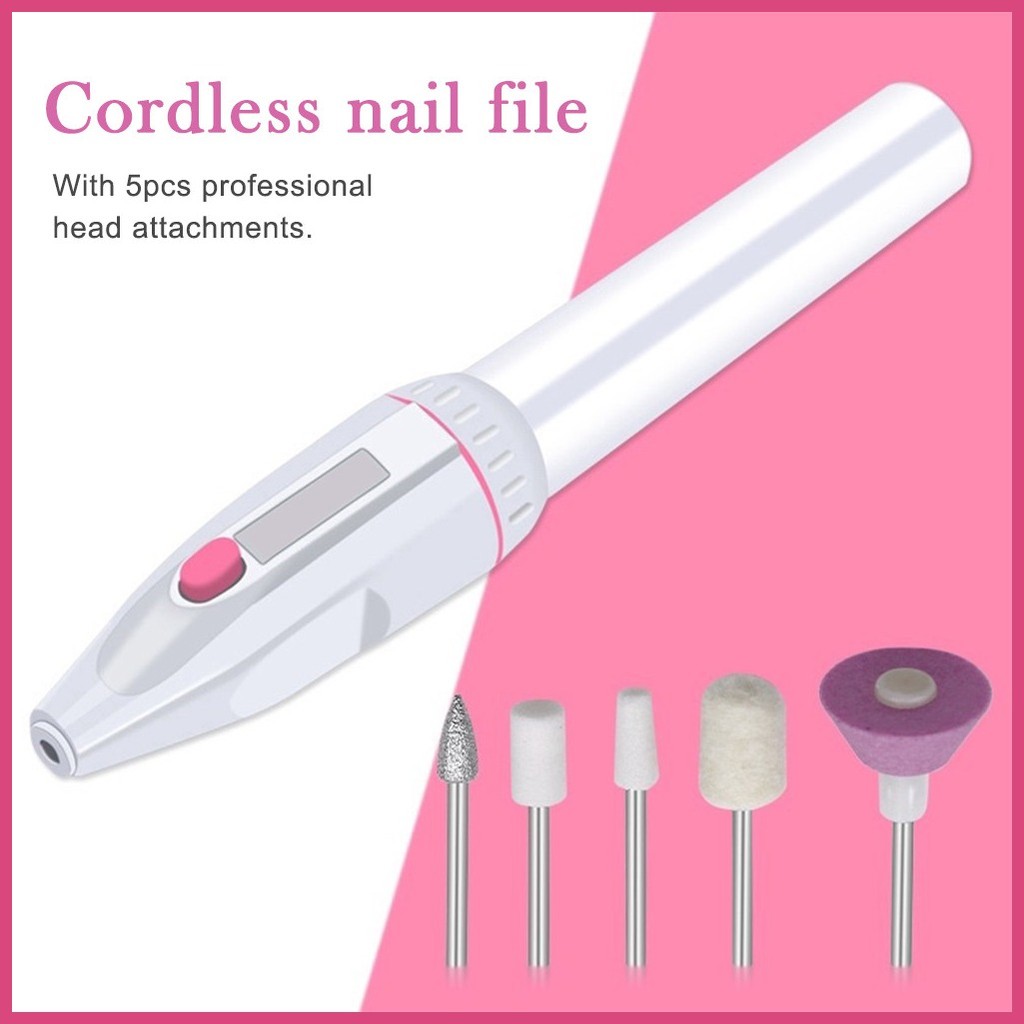 Portable 5 in 1 Electric Nail Trimming Combination Set Manicure Nail ...
