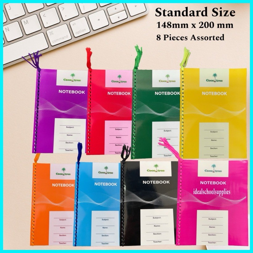 Yarn Notebook Grade-5,6,7,8,9,10 Senior High 8 pcs Assorted Standard ...