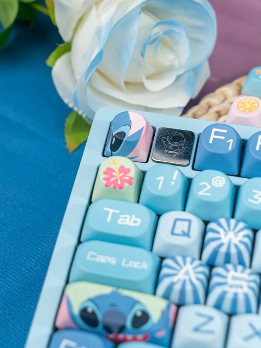 Lilo & Stitch Keycap MOA Profile PBT Five-sided Dye Sublimation ...
