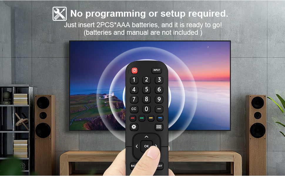Universal for All Hisense-TV-Remote Compatible with All Hisense 4K LED ...