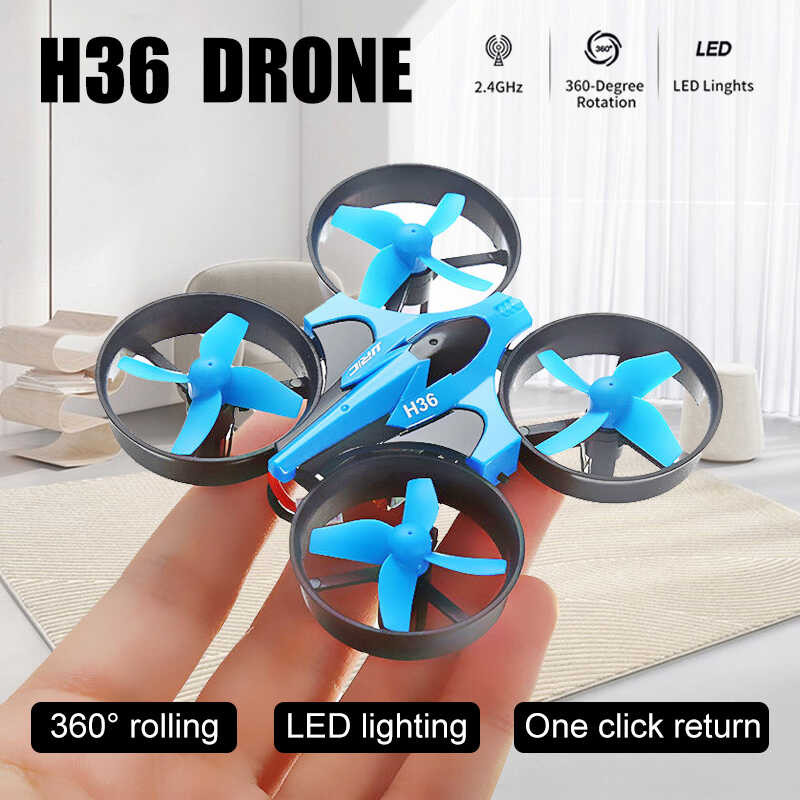 JJRC H36 4CH Rc 6-Axis Headless 3 IN 1 Mode Helicopter 360° Flip Remote ...