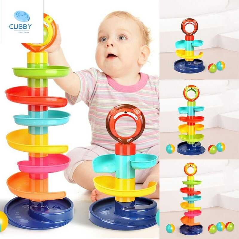 122 CUBBY Lion & Rolg Pile Plastic Rotating Track Interactive Multi ...