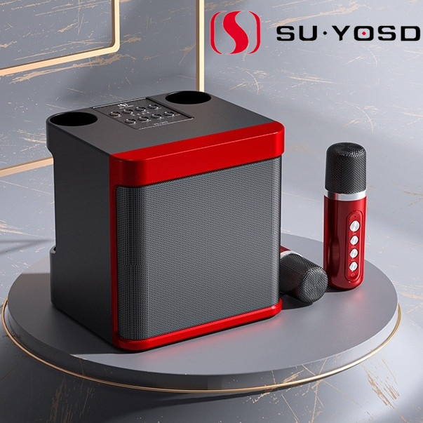 ♞SuYosd New YS203 Portable Professional Karaoke Speaker Dual