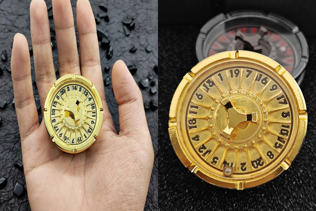 cowboy| Portable Dice Toy Metal Roulette Dice Vintage Dragon Metal Dice ...