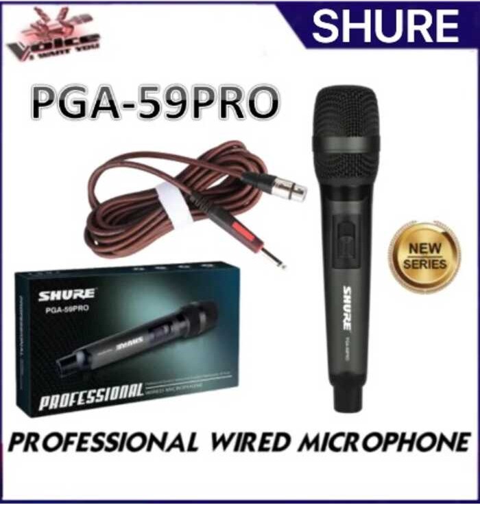 Shure Professional Vocal Dynamic Microphone With Heavy Duty M Mic Wire