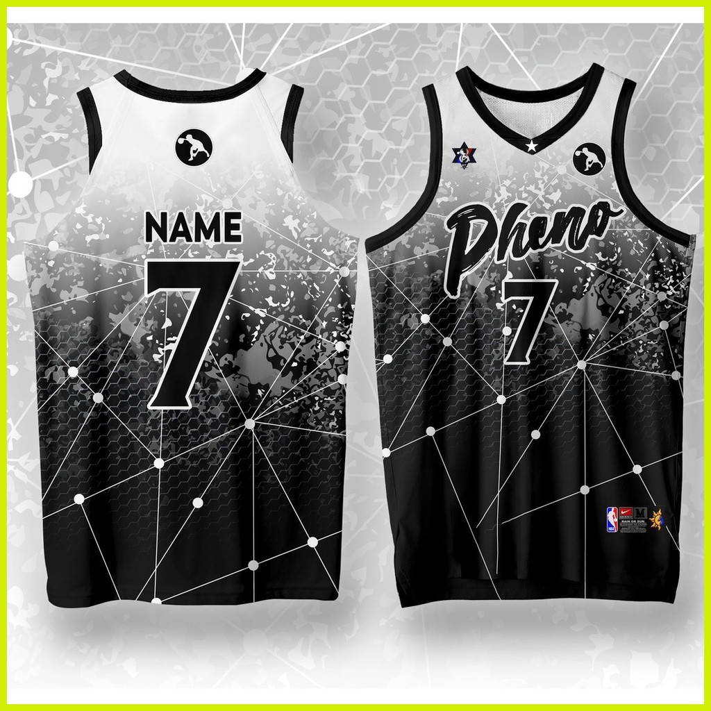 PHENOM 01 BASKETBALL JERSEY FREE CUSTOMIZE OF NAME AND NUMBER ONLY full