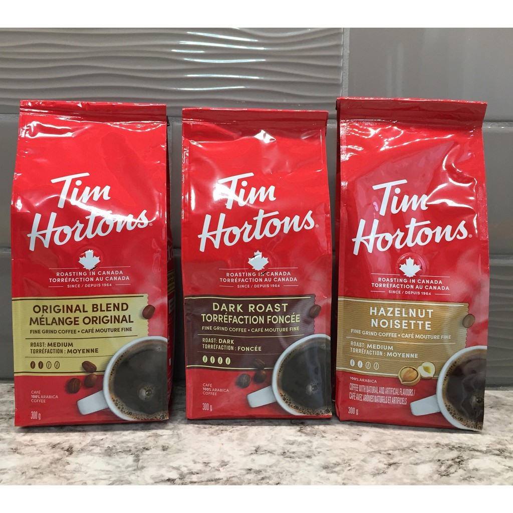 Tim Hortons / Lavazza / Dunkin [Fine Grind Coffee 300g/340g/400g] Shopee Philippines