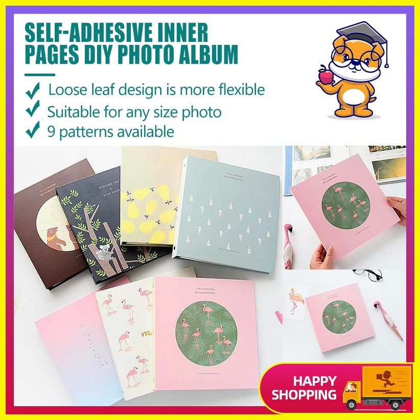 ☢ ⭐ SelfAdhesive Inner Pages DIY Photo Album autograph album Shopee
