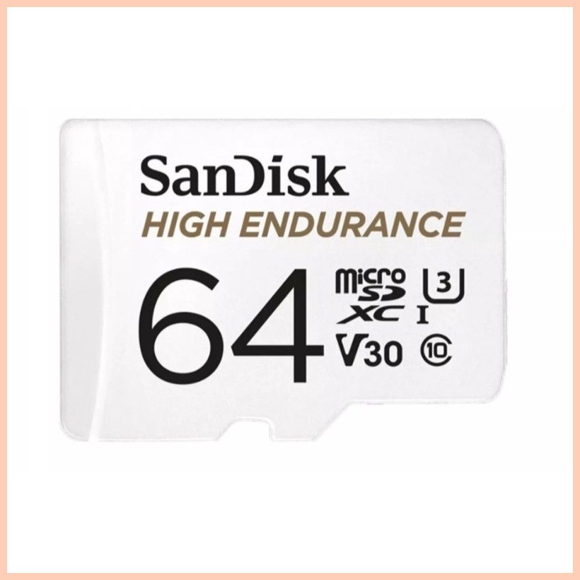 ♀ SanDisk High Endurance Card 64GB, micro SD Card Best for CCTV and