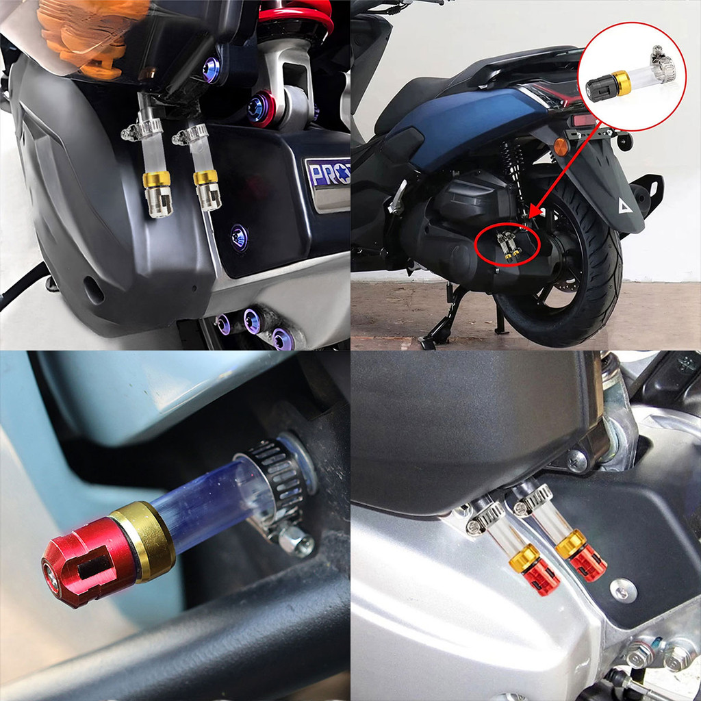 Motorcycle Modification Accessories CLICK150 Air Filter Scooter Drain ...