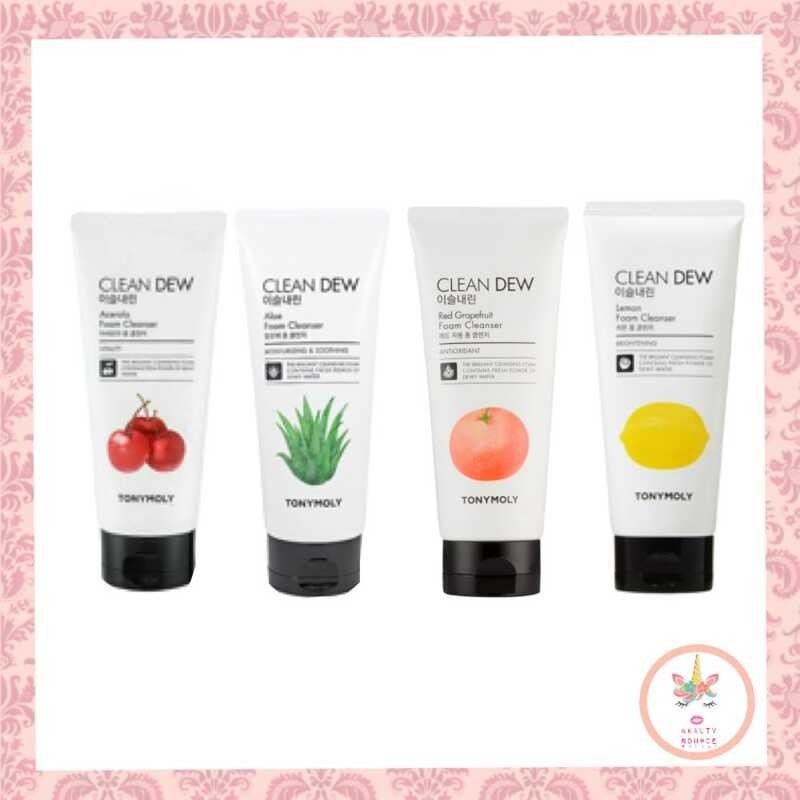 TONYMOLY CLEAN DEW FACIAL FOAM FACIAL CLEANSER 180Ml ab4 | Shopee ...