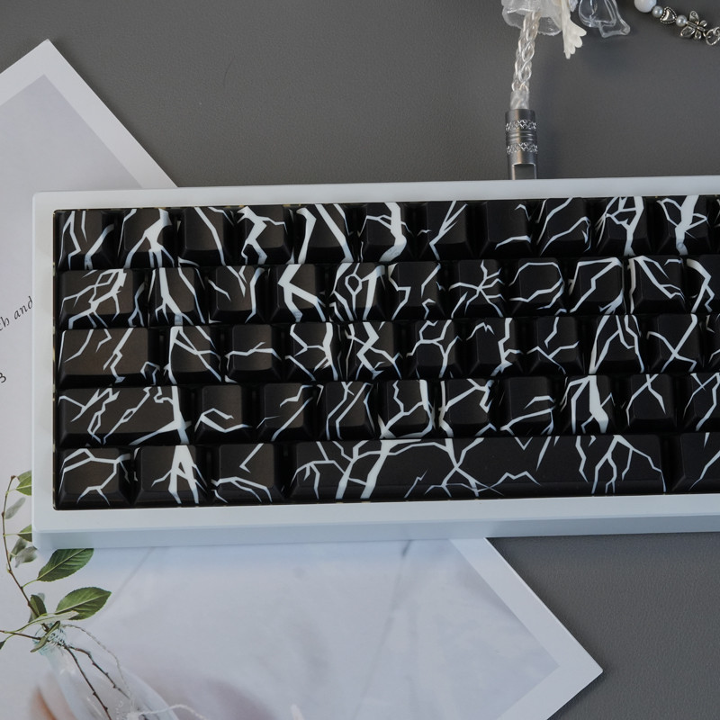 Lightning Keycaps Cherry Profile PBT DYE-SUB Customize for Mechanical ...