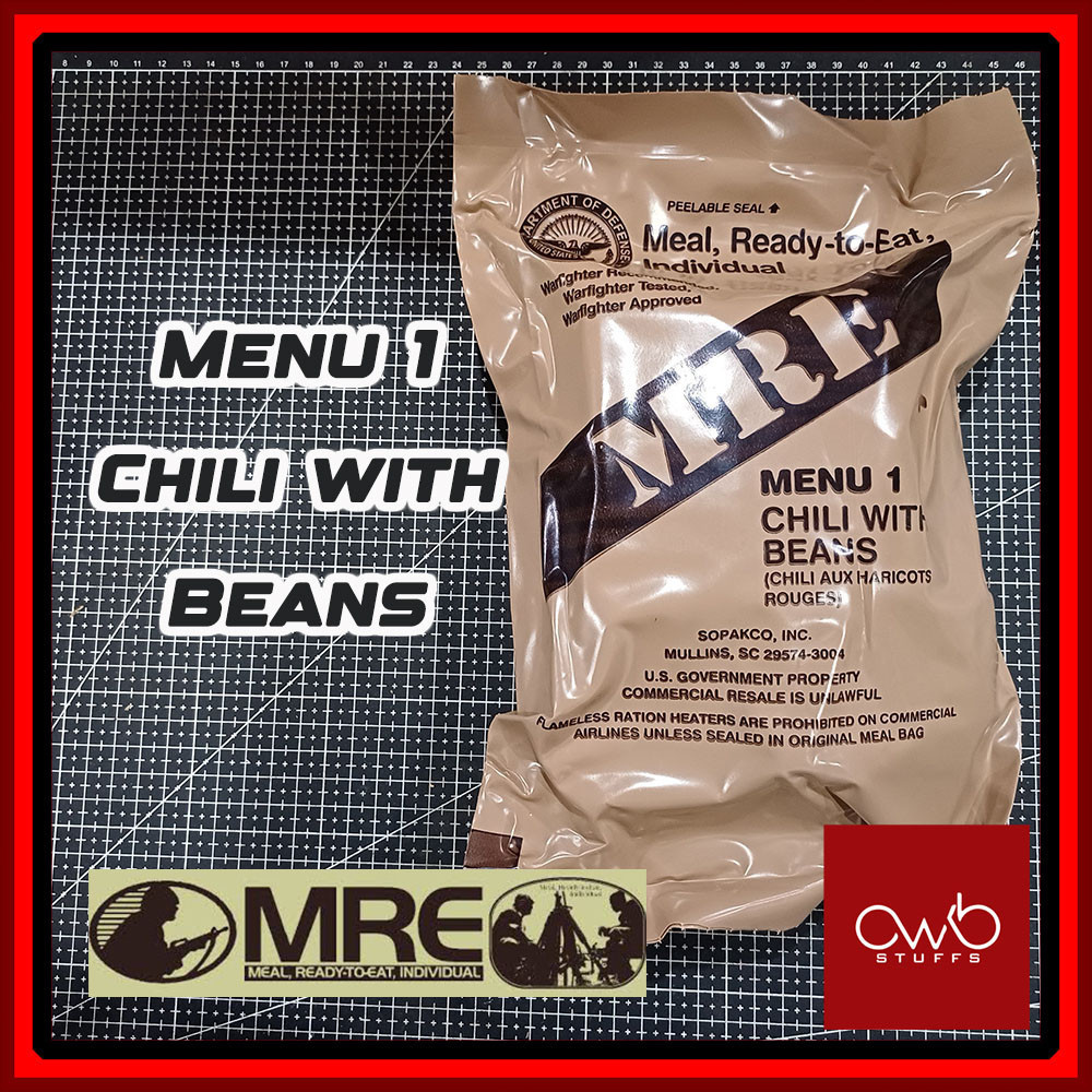 MRE 2024 Inspection Date USA Military Meals Ready to Eat - Case A Case ...