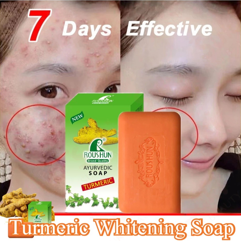 PrettyFloral~Roushun PYARY TURMERIC PAPAYA SOAP Whitening Ginger ...