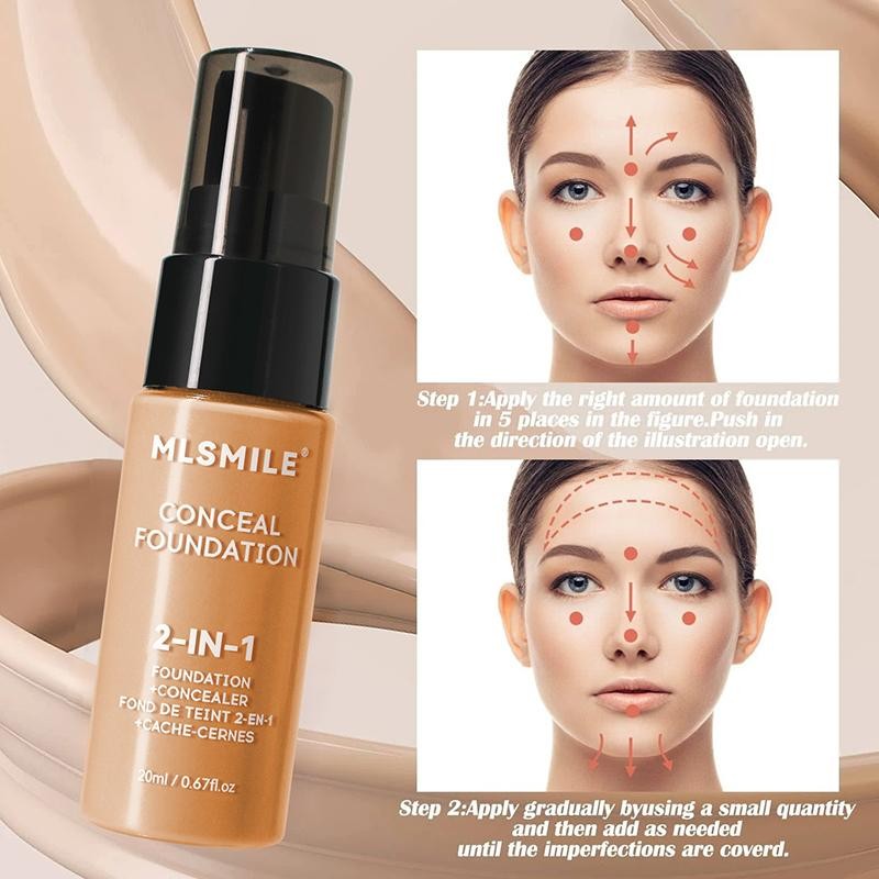 Matte Liquid Foundation Oil Control Concealer BB Cream Waterproof ...