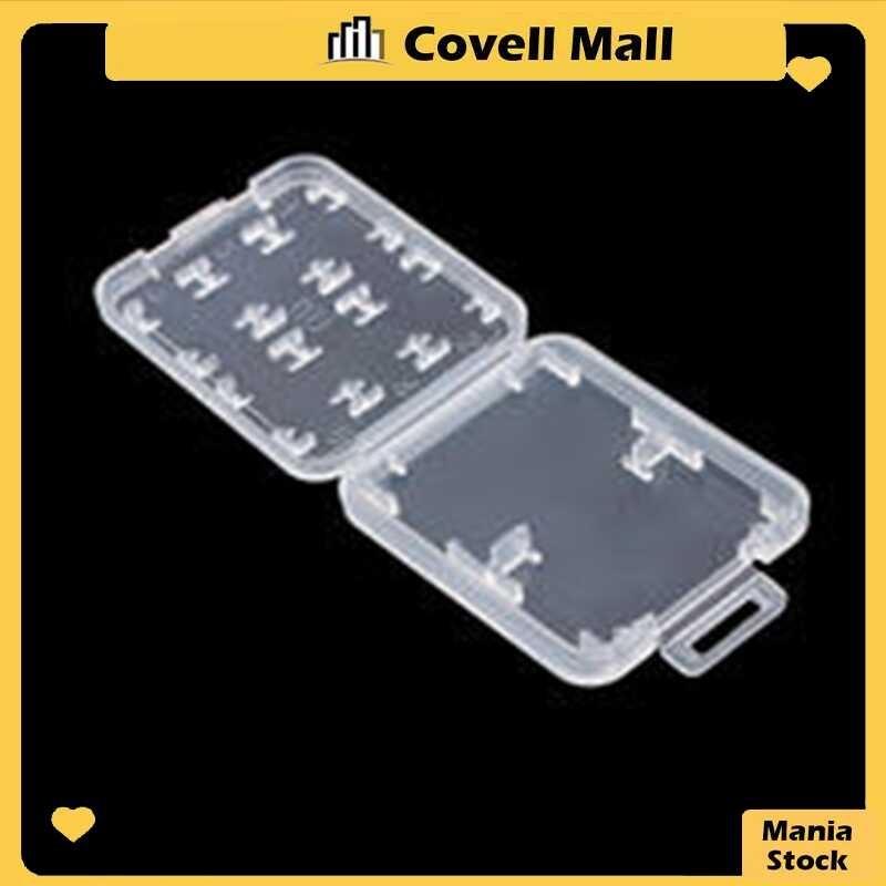 5Pcs Clear Storage Box 8 In 1 Plastic Memory Card Case SD SDHC TF MS ...