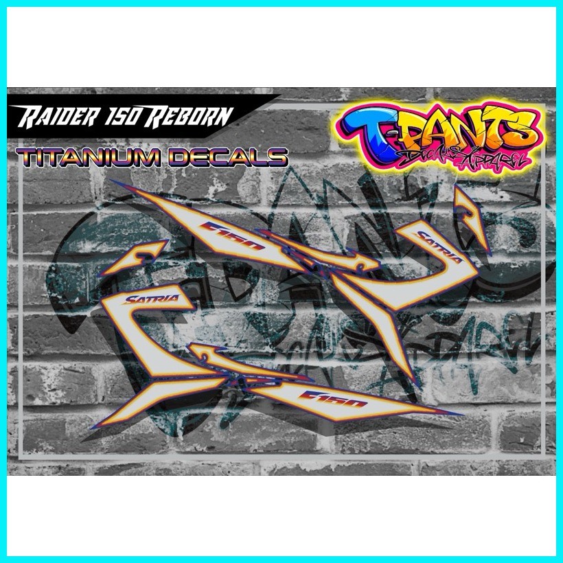 Raider 150 Reborn Titanium Decals | Shopee Philippines