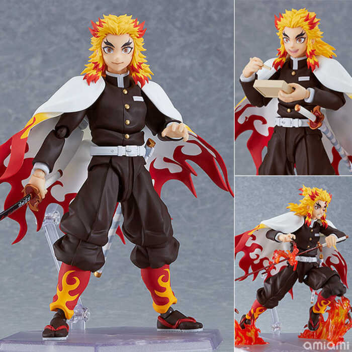Demon Slayer kimetsu no yaiba Figurine Figma Kyojuro Rengoku 15 cm - max factory - Collection