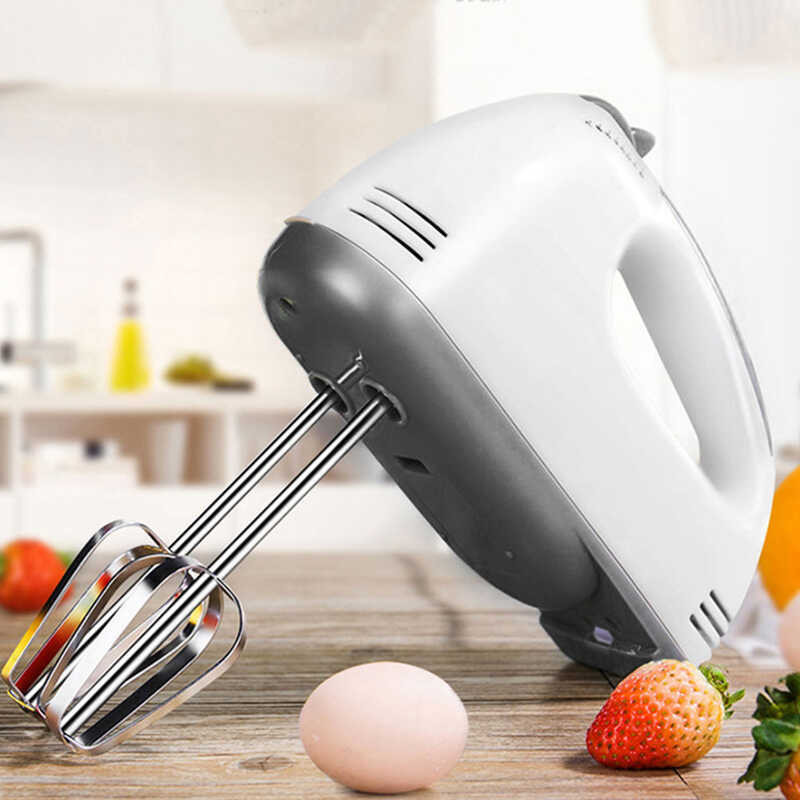 100 W Wireless Mixer Baking Cake Cream Whipper 7 Speeds Kitchen Blender ...