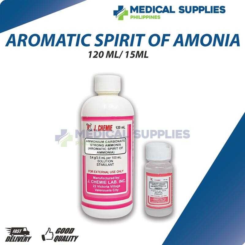 COD Spirit Of AMMONIA (15Ml, 30Ml And 120Ml) Aromatic Ammonia 13 ...