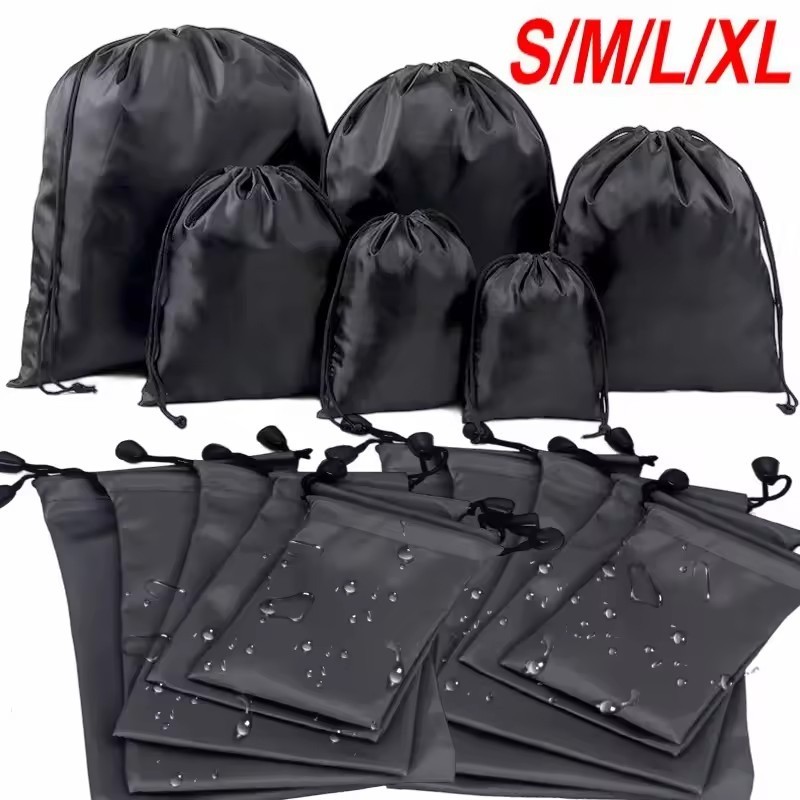 Waterproof Dustproof Drawstring Bag | Thick Oxford Cloth Travel Storage ...