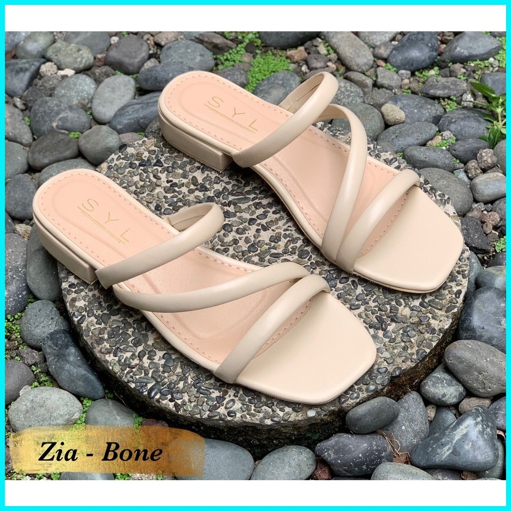 Zia 1-inch block heels by SYL (8 colors) | Shopee Philippines