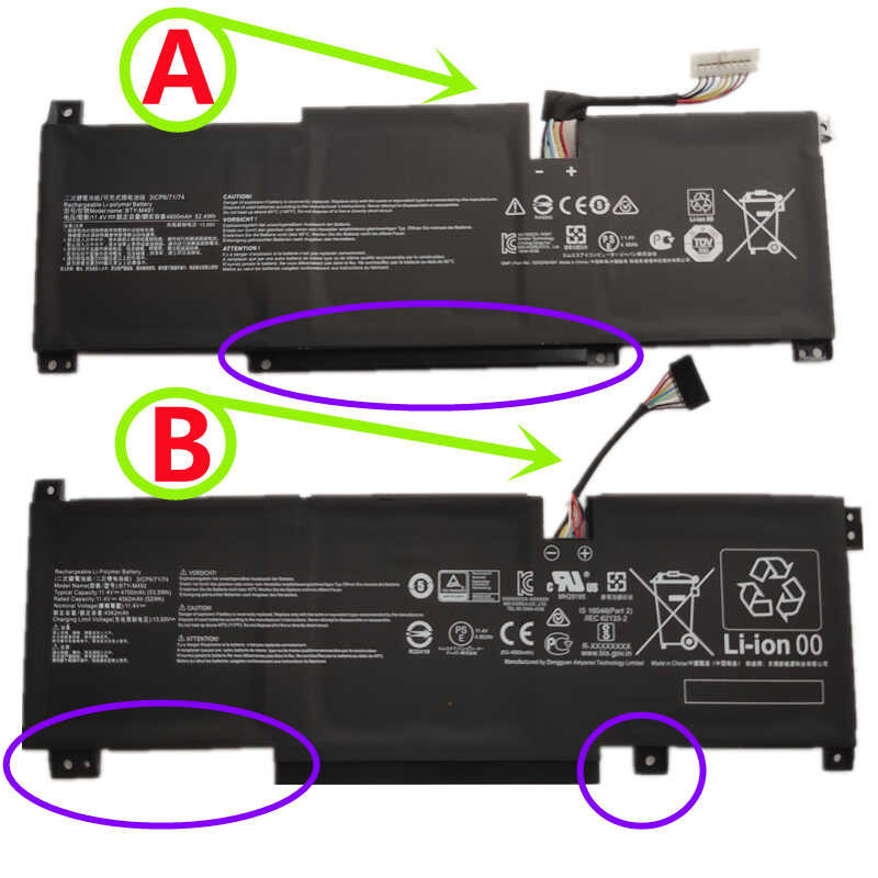 Bty-M491 Battery For Msi Modern 15 A10rb A10ras A10m A11m Summit B15 ...