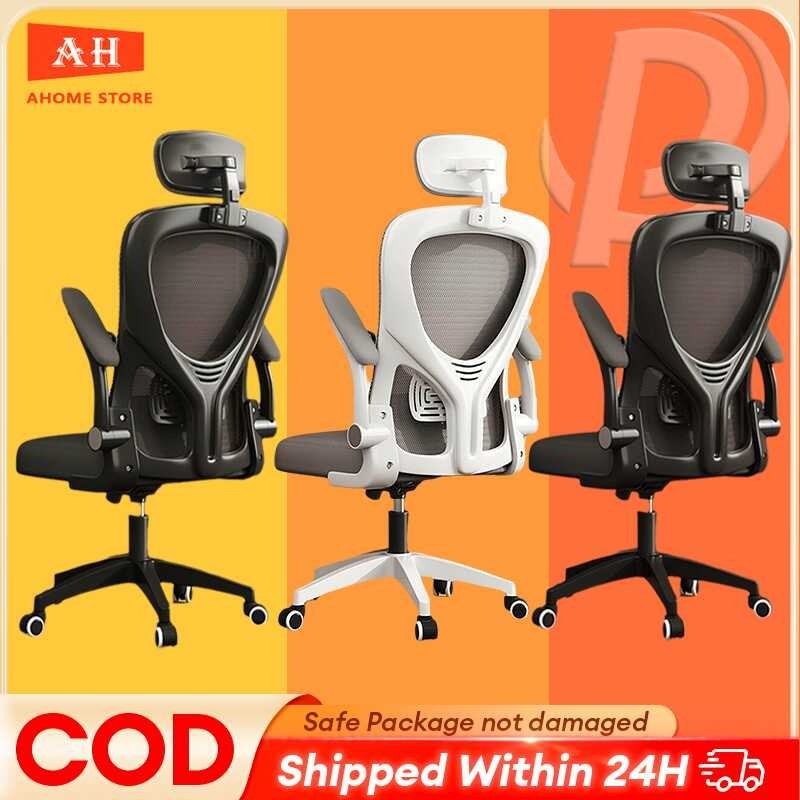 COD of Office Black&white ergonomic chair Gaming Chair Study Chairs ...