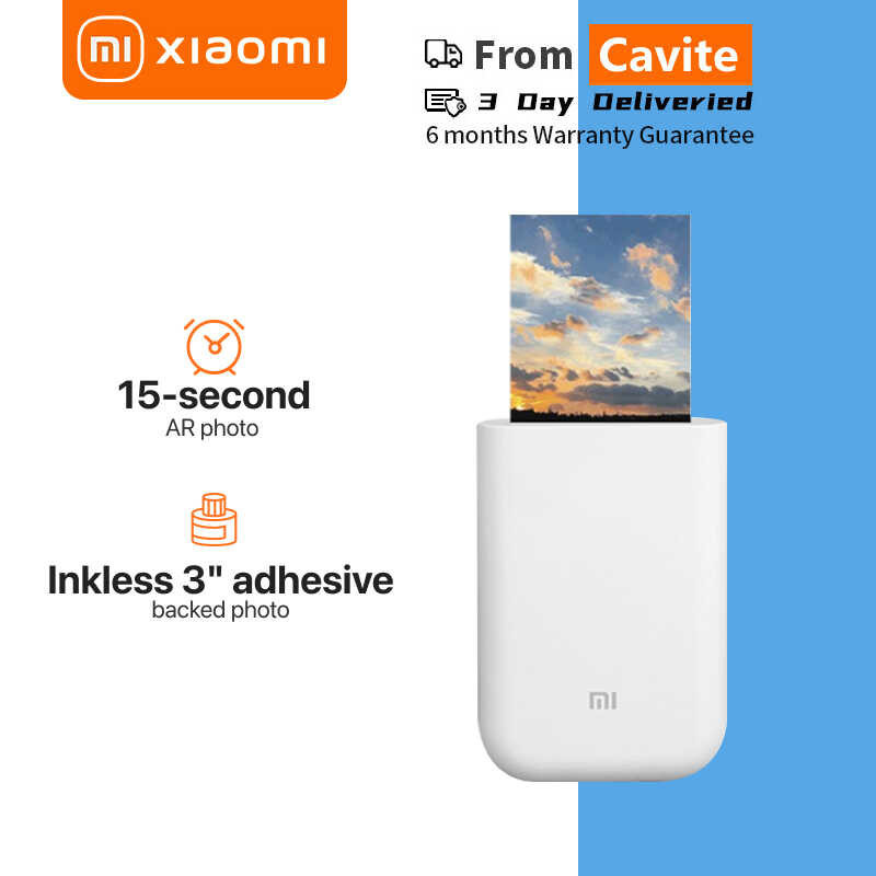 Mini Xiaomi Mijia Portable Printer Pocket Photo AR Video ZINK Thermal ...