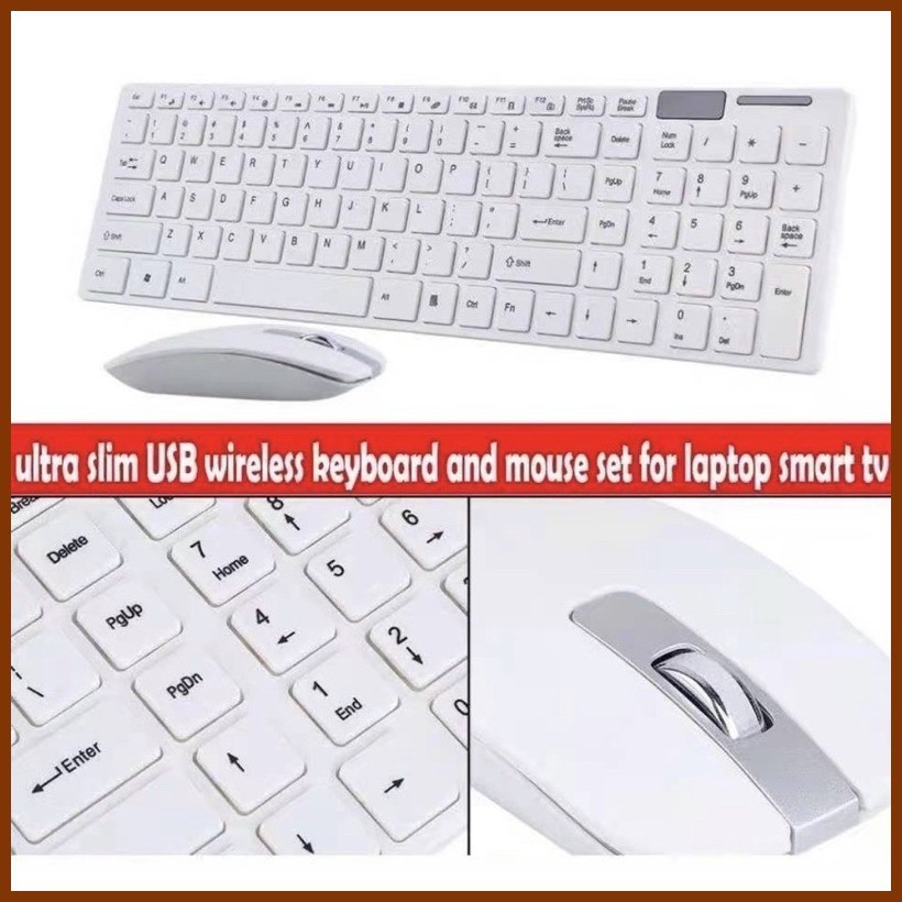 CMK328 Keyboard Mouse Bundle Super Sensitive Portable Wireless Keyboard ...