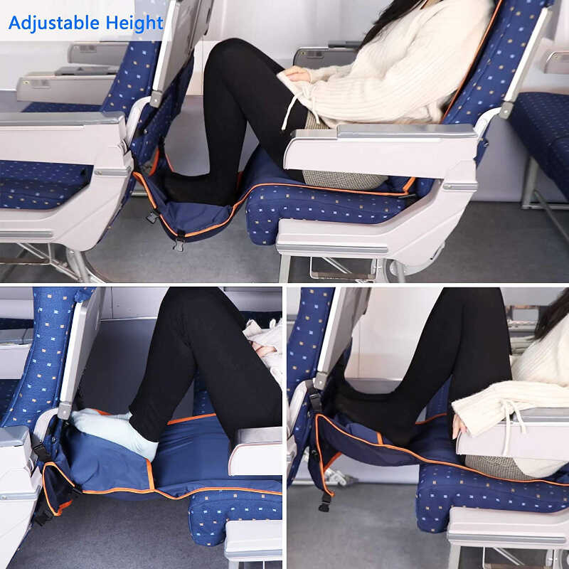 Portable Airplane Foot Rest Hammock Sa Plane High Speed Train Bus Car ...