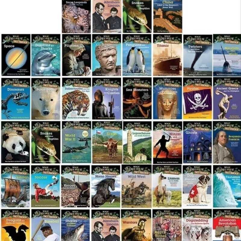 44 Boo/Set,2024 Magic Tree House:Fact Tracker English Reading Story Boo ...