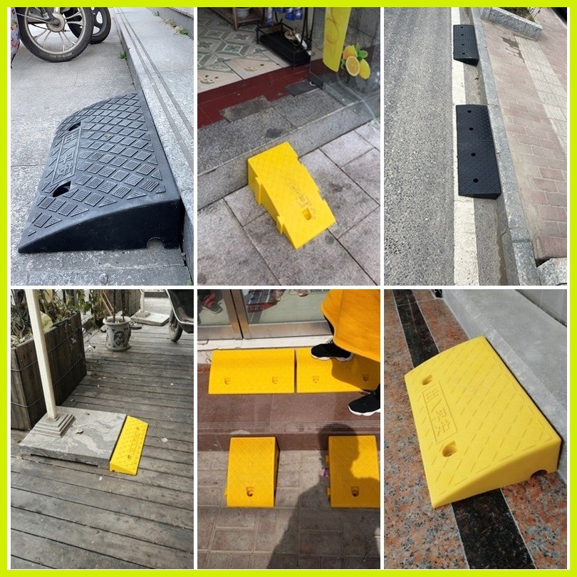 Portable Car Curb Ramps Rubber Car Slope Ramp Motorcycle Ramp for ...