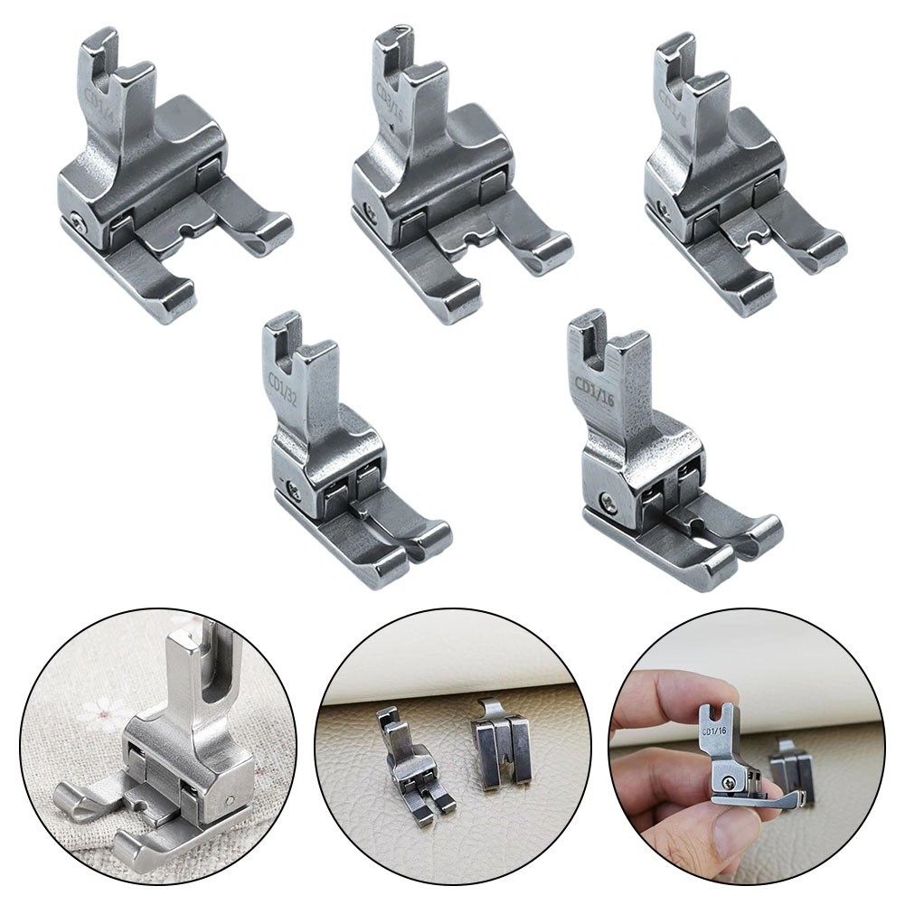 [OME] Sewing Left And Right All Steel Presser Foot 1mm To 6mm Size