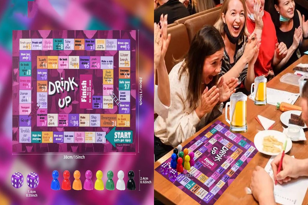 angeyong Party Drinking Game Drinking Dice Game Fun Adult Drinking Game