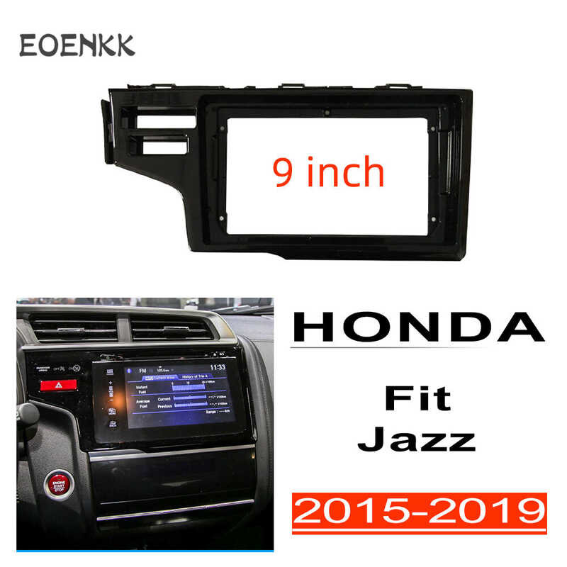 Stereo 々 Honxun Center Panel For Honda Fit Jazz 20152019 9 Inch Radio