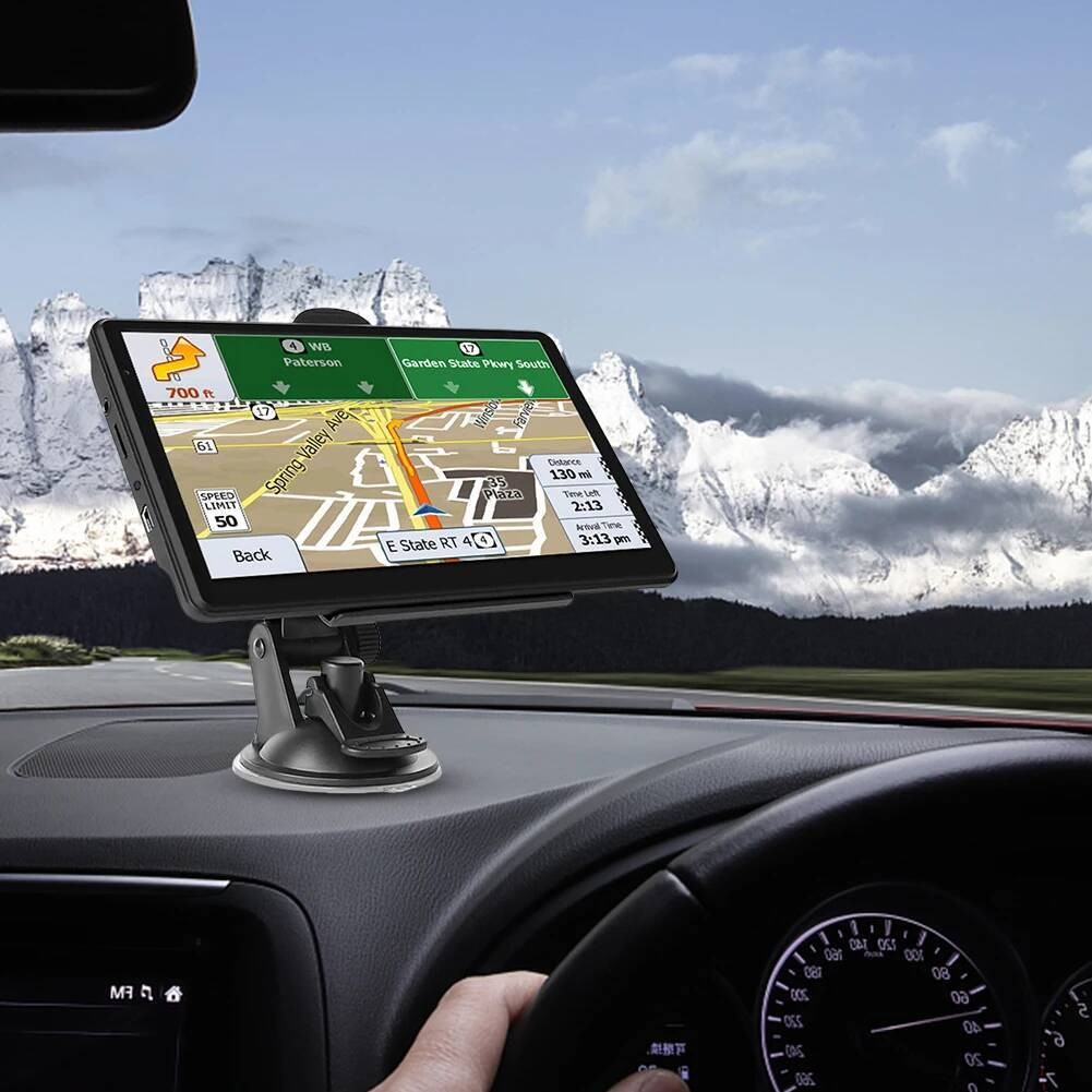 Inch 7 EU AU US Map HD TFT Touch Screen Car Navigator 256MB+8G Portable ...